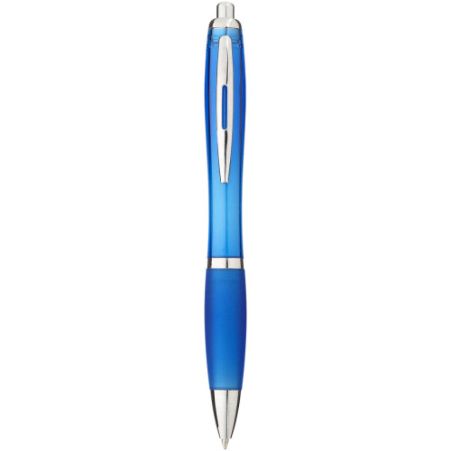 Nash ballpoint pen coloured barrel and grip (blue ink)