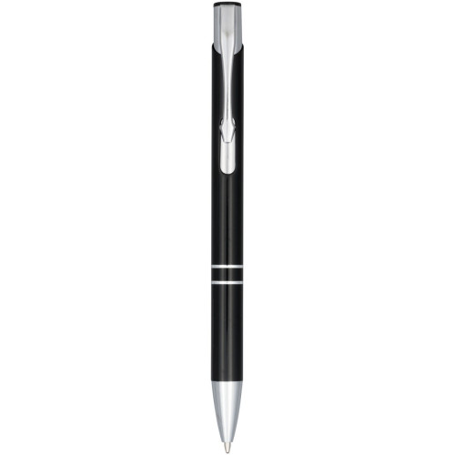 Moneta anodized aluminium click ballpoint pen (blue ink)