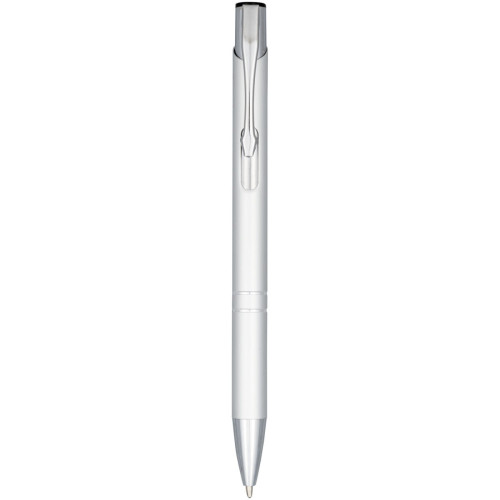 Moneta anodized aluminium click ballpoint pen (blue ink)