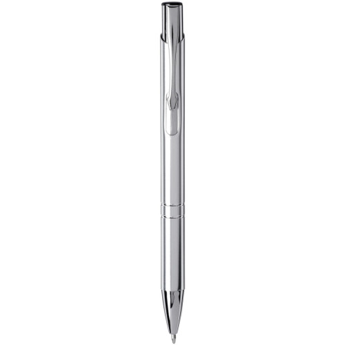 Moneta anodized aluminium click ballpoint pen (blue ink)