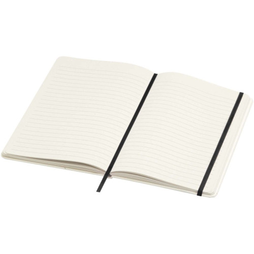 Bass A5 recycled hard cover notebook with lined pages