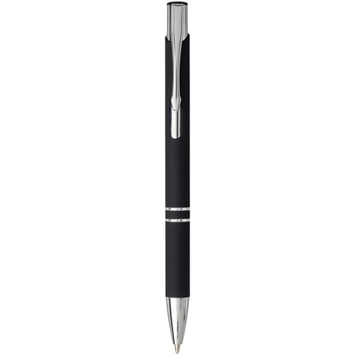 Moneta soft touch ballpoint pen (black ink)