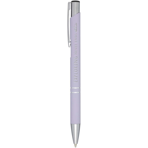Moneta soft touch ballpoint pen (black ink)