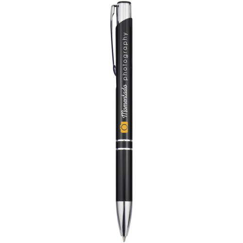 Moneta aluminium click ballpoint pen (black ink)