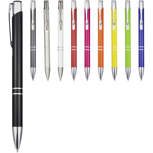 Moneta aluminium click ballpoint pen (black ink)