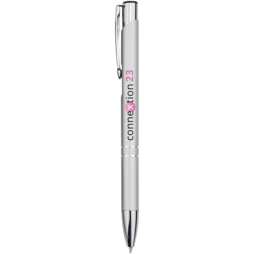 Moneta aluminium click ballpoint pen (black ink)