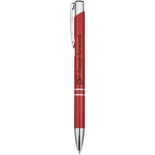 Moneta aluminium click ballpoint pen (black ink)