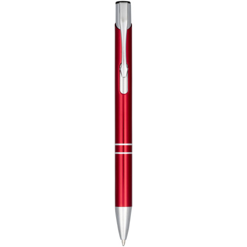 Moneta anodized aluminium click ballpoint pen (black ink)