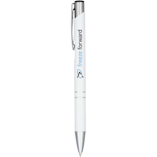 Moneta anodized aluminium click ballpoint pen (black ink)
