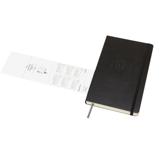 Moleskine hard cover 12 month L daily planner