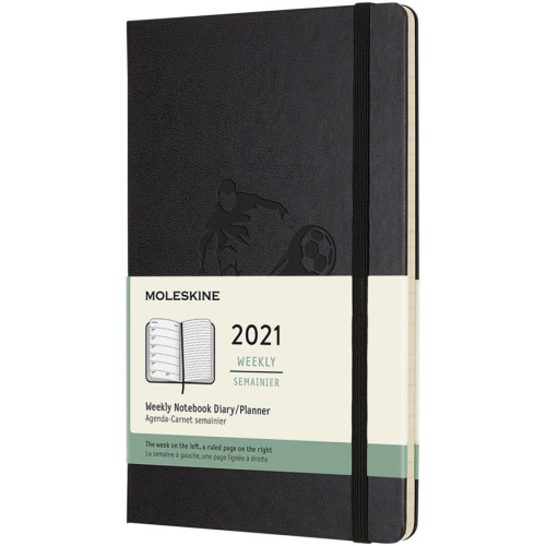 Moleskine hard cover 12 month weekly L planner