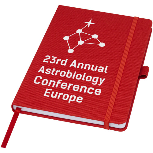 Honua A5 recycled paper notebook with recycled PET cover