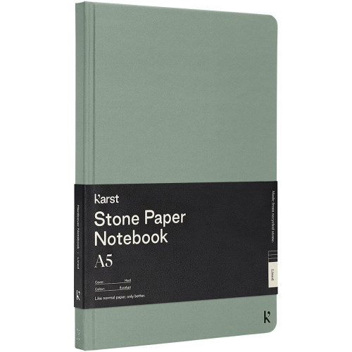 Karst® A5 stone paper hardcover notebook - lined