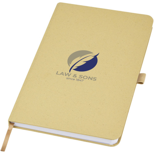 Fabianna crush paper hard cover notebook