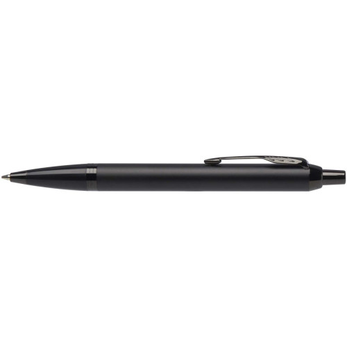 Parker IM achromatic ballpoint and rollerball pen set with gift box (black/blue ink)