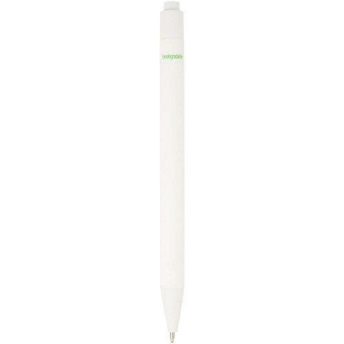 Chartik monochromatic recycled paper ballpoint pen with matte finish (black ink)