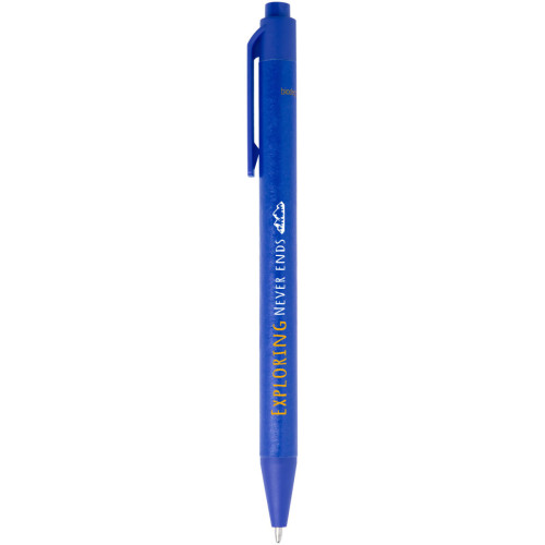 Chartik monochromatic recycled paper ballpoint pen with matte finish (black ink)