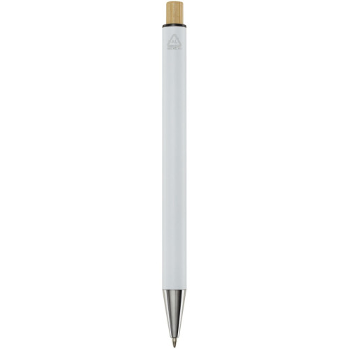 Cyrus recycled aluminium ballpoint pen (blue ink)
