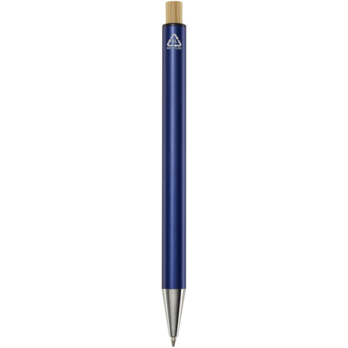 Cyrus recycled aluminium ballpoint pen (blue ink)