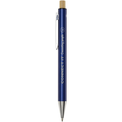 Cyrus recycled aluminium ballpoint pen (blue ink)