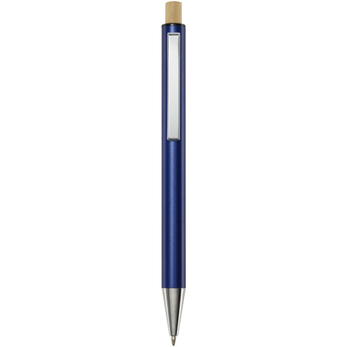 Cyrus recycled aluminium ballpoint pen (blue ink)