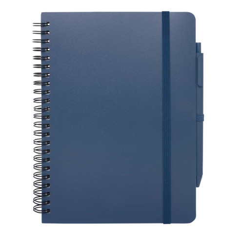 Thalaasa A5 ocean-bound hard cover notebook with ballpoint pen (black ink)