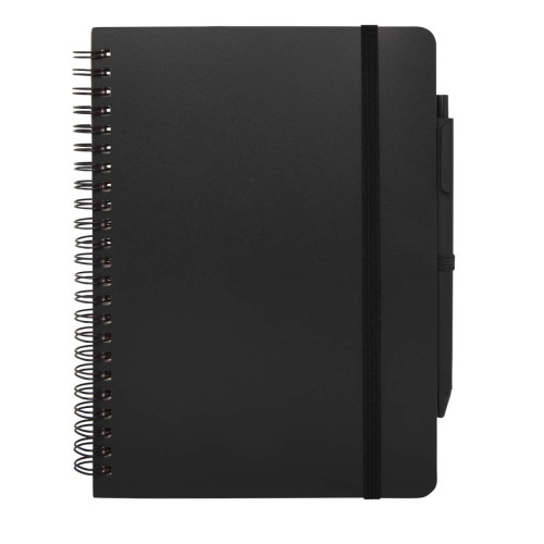Thalaasa A5 ocean-bound hard cover notebook with ballpoint pen (black ink)