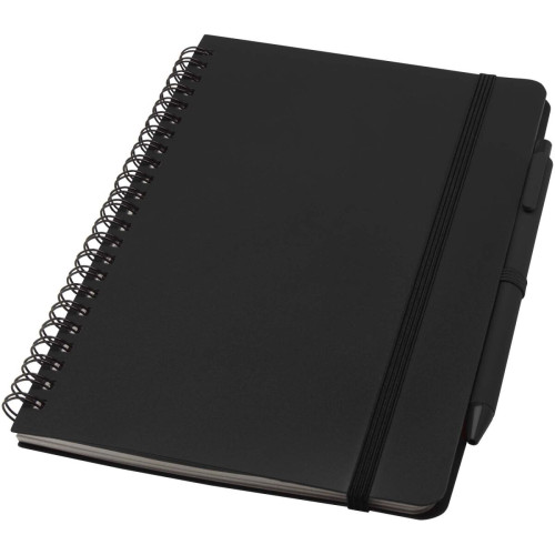Thalaasa A5 ocean-bound hard cover notebook with ballpoint pen (black ink)