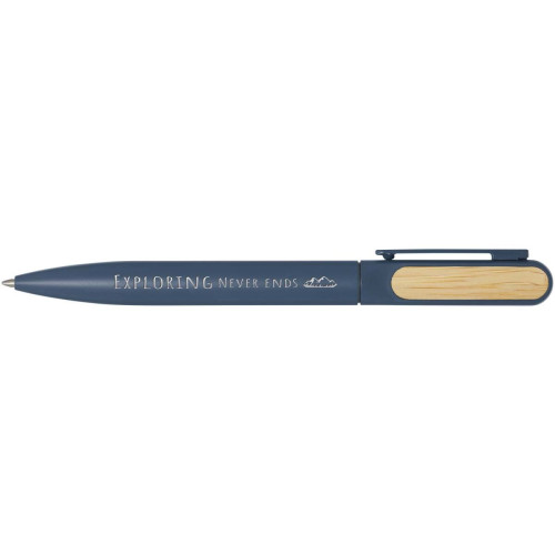 Blanca recycled aluminium ballpoint pen (blue ink)