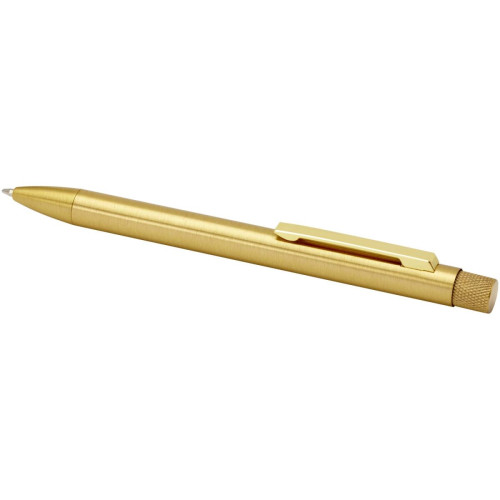 Beatriz recycled brass ballpoint pen (blue ink)