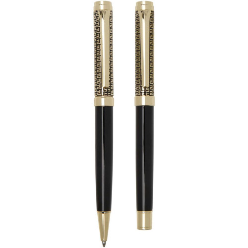 Legato ballpoint and rollerball pen set (blue ink)