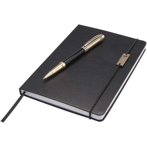 Legato A5 notebook and rollerball pen set (blue ink)