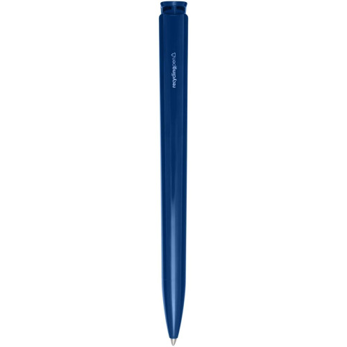 Lucia recycled plastic ballpoint pen (blue ink)