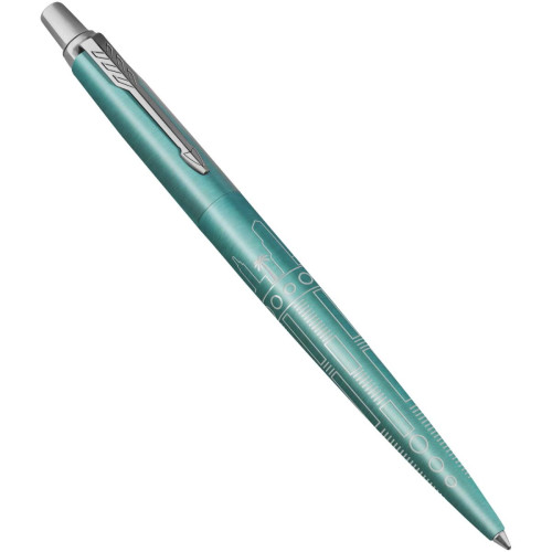 Parker Jotter SE Global Icons colour trim ballpoint pen (blue ink)