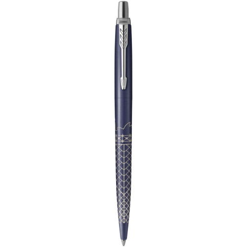Parker Jotter SE Global Icons colour trim ballpoint pen (blue ink)