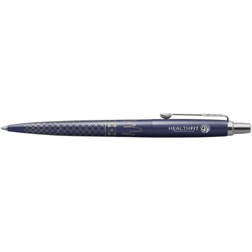 Parker Jotter SE Global Icons colour trim ballpoint pen (blue ink)
