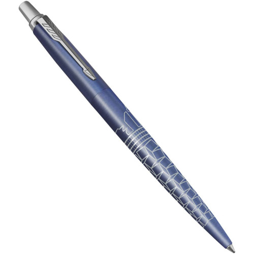 Parker Jotter SE Global Icons colour trim ballpoint pen (blue ink)