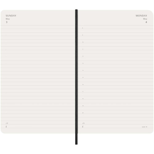 Moleskine soft cover 12 month L daily planner