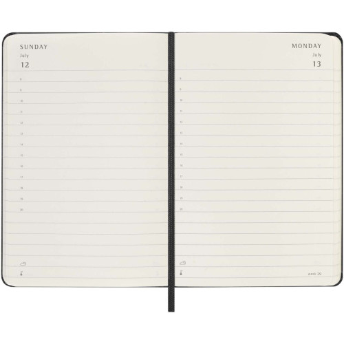 Moleskine hard cover 12 month PK daily planner