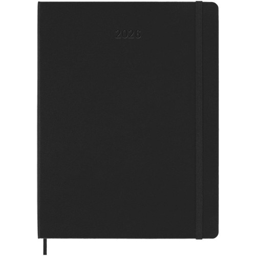 Moleskine hard cover 12 month XL weekly planner