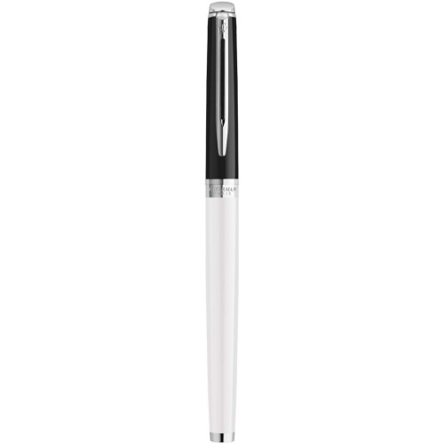 Hemisphere colour blocking rollerball pen with palladium trim (black ink)