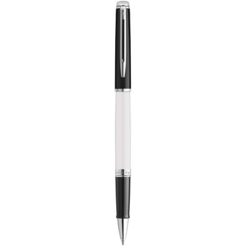Hemisphere colour blocking rollerball pen with palladium trim (black ink)