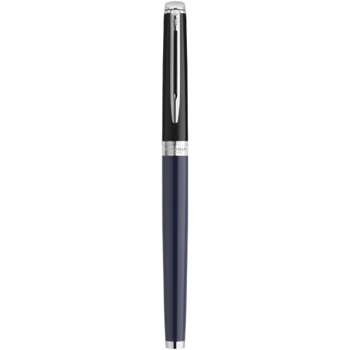 Hemisphere colour blocking rollerball pen with palladium trim (black ink)