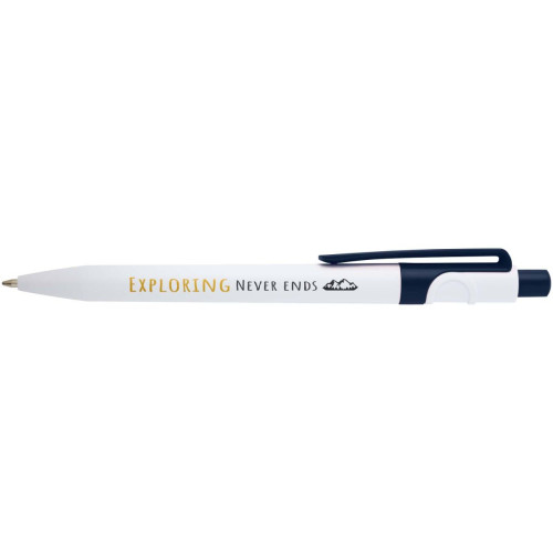 Unica recycled plastic ballpoint pen (blue ink)