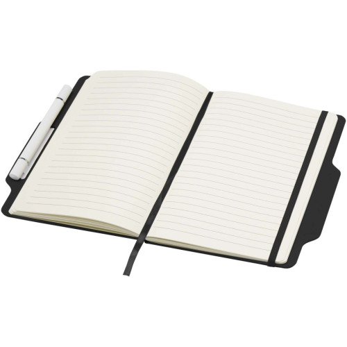 Nexus A5 hard cover notebook with pen and pencil combo (black ink)