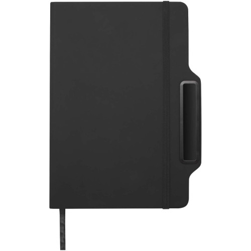 Nexus A5 hard cover notebook with pen and pencil combo (black ink)