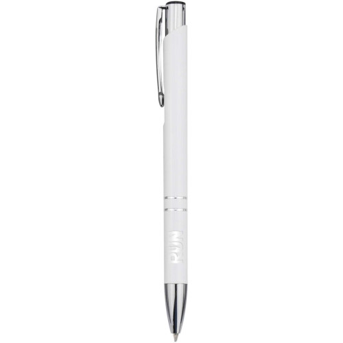 Moneta recycled aluminium ballpoint pen (blue ink)