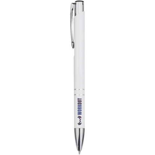 Moneta recycled aluminium ballpoint pen (blue ink)