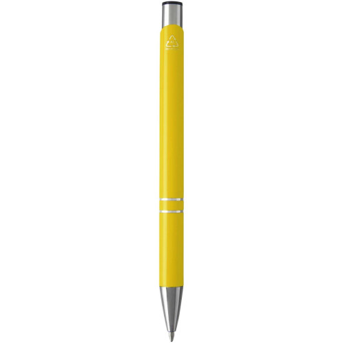 Moneta recycled aluminium ballpoint pen (blue ink)