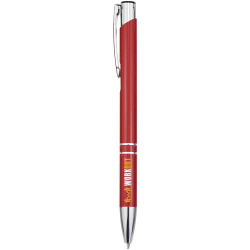 Moneta recycled aluminium ballpoint pen (blue ink)
